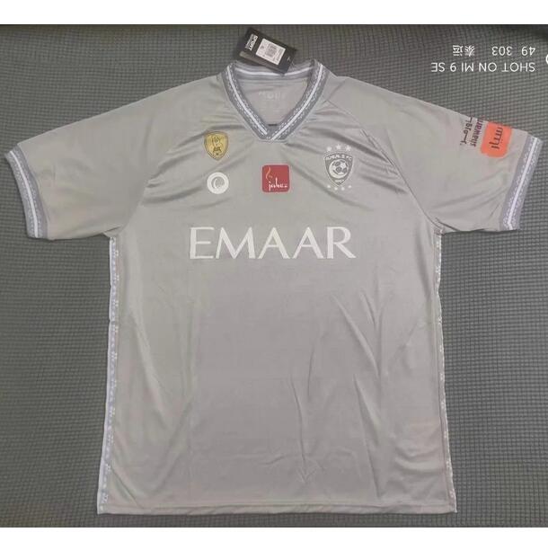 2021/22 Al Hilal SFC Away Grey Soccer Jersey Shirt